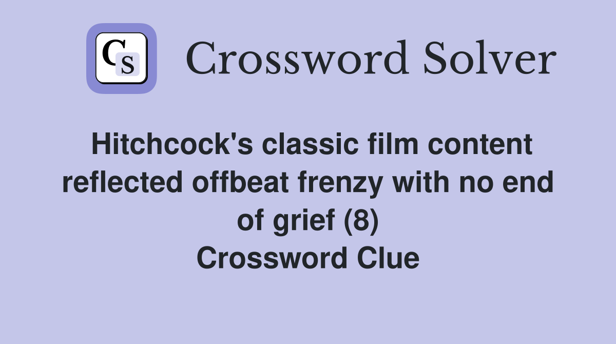 Hitchcock s classic film content reflected offbeat frenzy with no end